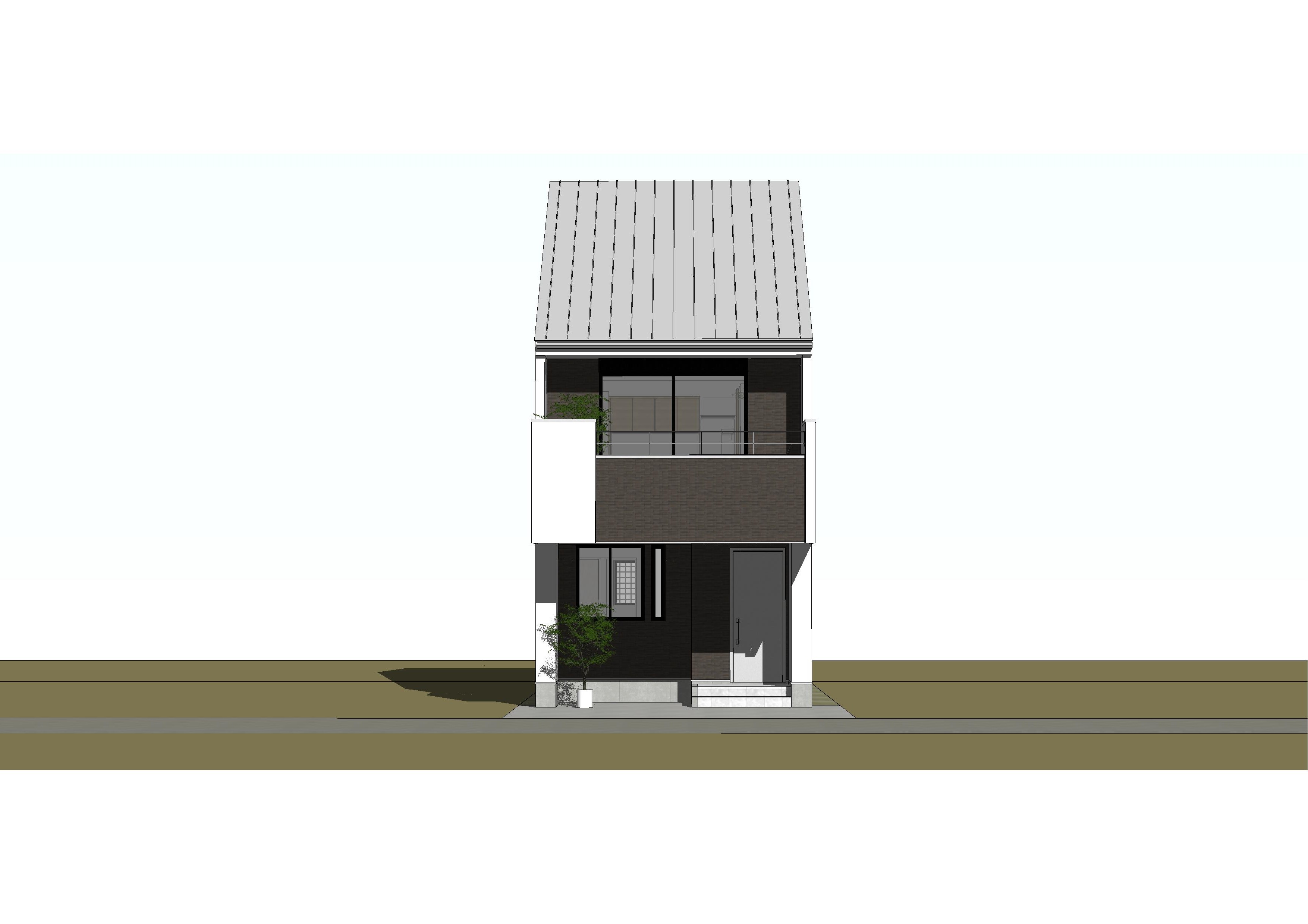 ３Ｄ Gallery＃8　パイロットが建てる、空に近い2階リビング 「大開口×高天井」の家