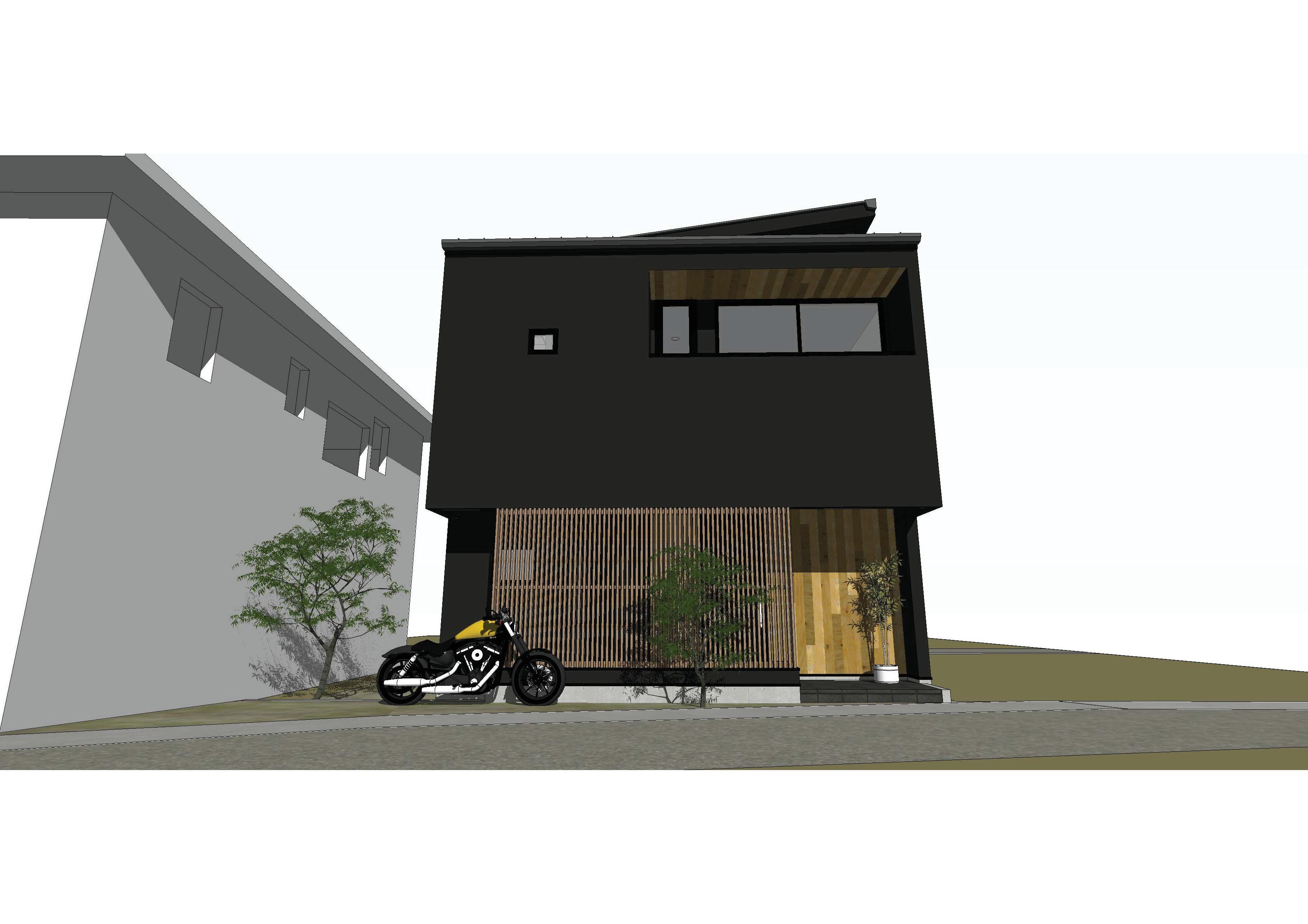 ３Ｄ Gallery＃3　ハーレー乗りが建てる楽しい工夫がいっぱいの、ライダーのためのビルトインガレージハウス