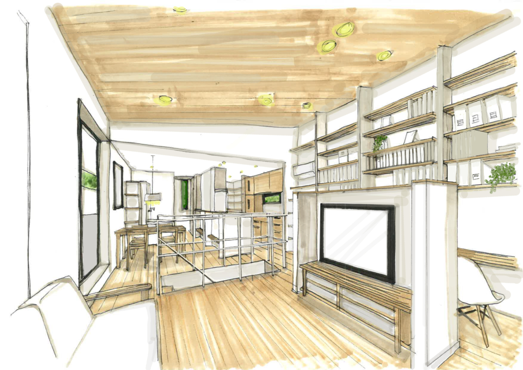【予約制】開放的な勾配天井の2階リビングとお家時間を楽しむ家　名古屋市南区SE構法 完成見学会